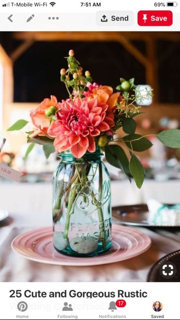 Alternatives to wood slice centerpieces? 11