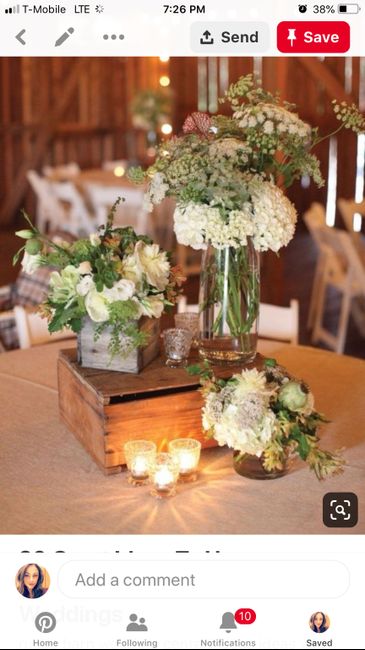 Rustic wedding centerpieces! - 1