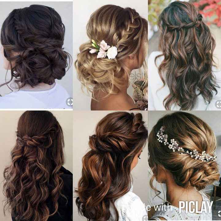 How did you wear your Hair for your wedding? - 1