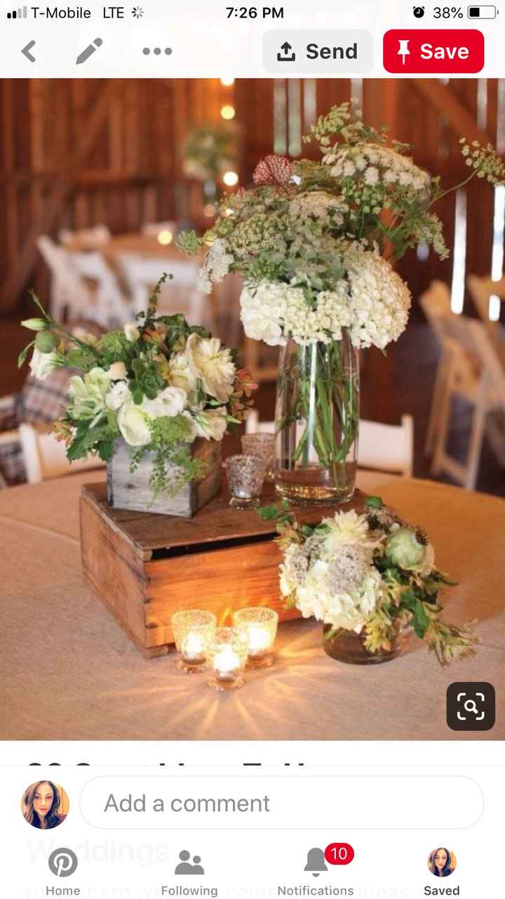 Rustic wedding centerpieces! - 1