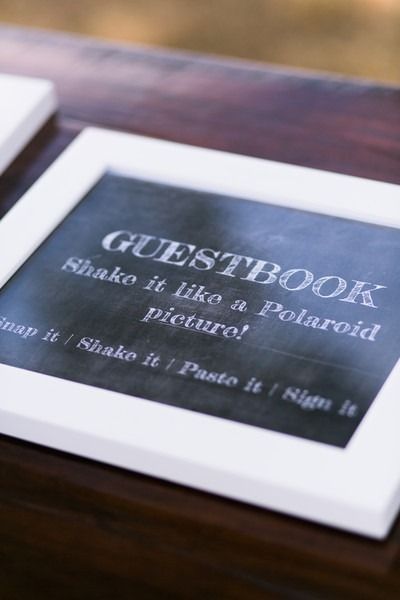 Polaroid Picture Guest Book 
