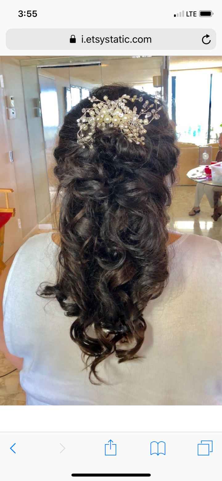 Brides!!!! Hair Down. show me your real pics - 1