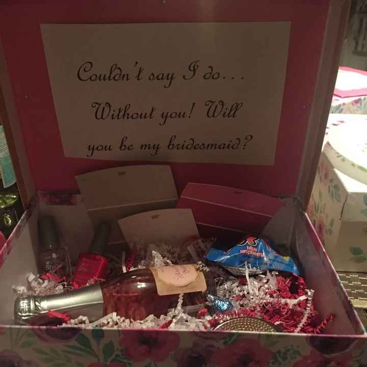 Asking friends to be bridesmaids??