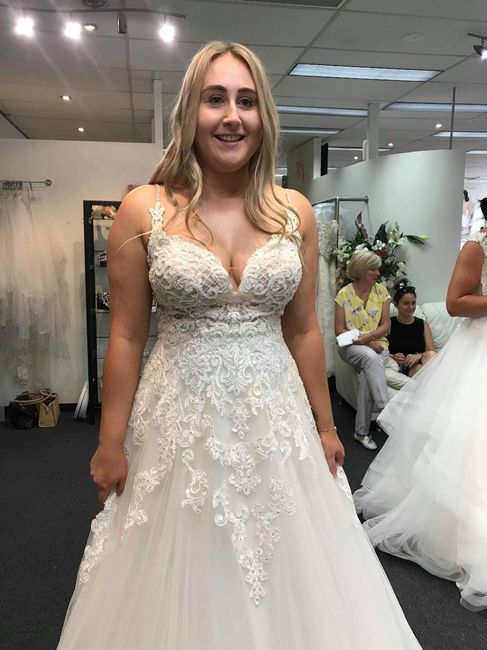 Front of dress