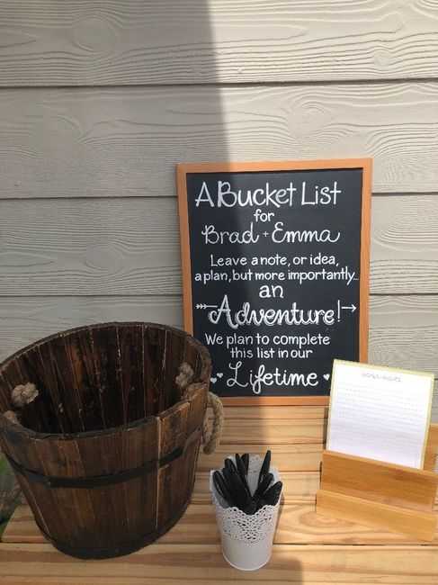 Bucket list activity 