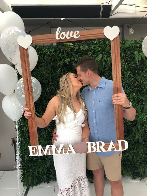 Photo backdrop & DIY frame