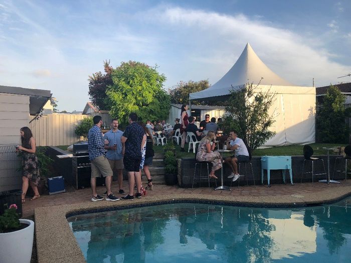 Outdoor setting & marquee 