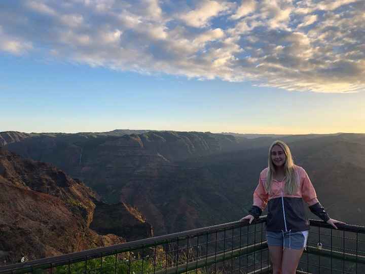 Waimea Canyon at sunrise