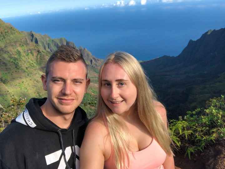 One of the best lookouts right at the top of Waimea Canyon- views of the Napali Coast