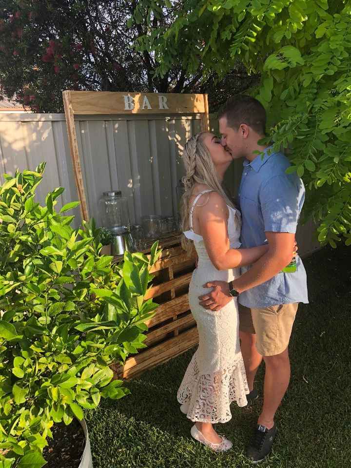 Us in front of the palette bar