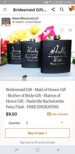 Bridesmaid gifts - 1