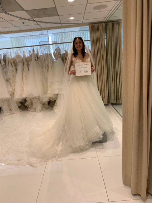 Can i see what your wedding dress looks on you as a size 8-10? 2