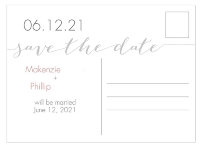 What save the date do you like best? I’m torn. 5
