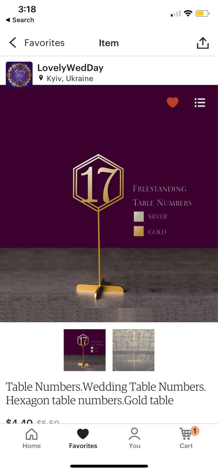 What kind of table numbers? - 4
