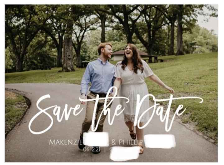 What save the date do you like best? I’m torn. - 1