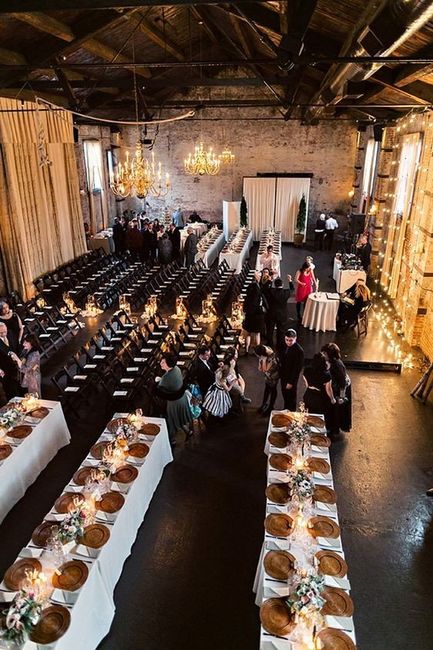 Round tables for both ceremony and reception 5
