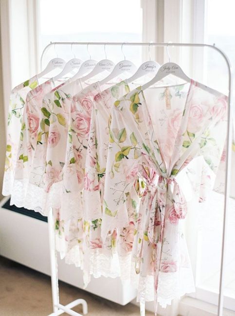 Bridesmaid robes 
