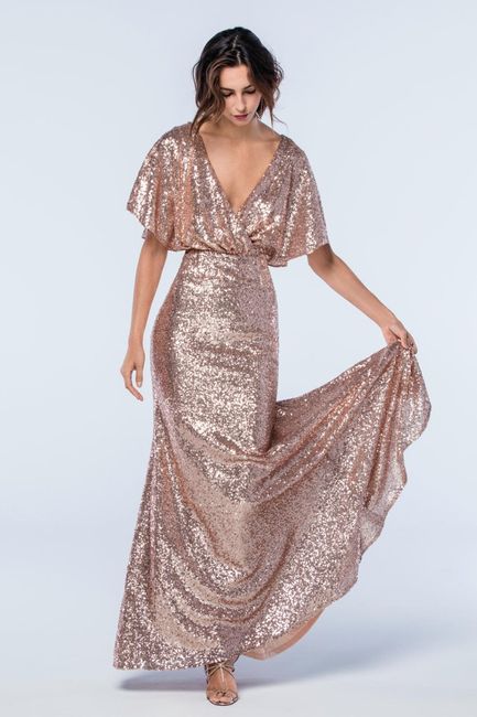 Watters 'Elson' in Rose Gold Sequin