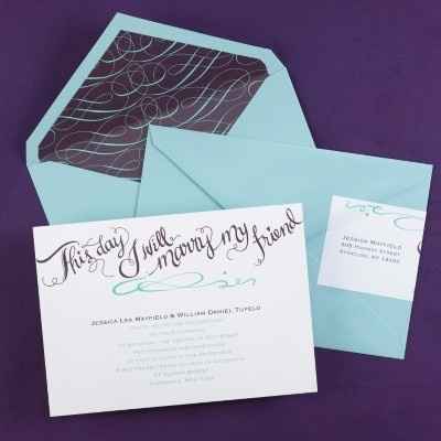 Matching Save The Dates & Invites.