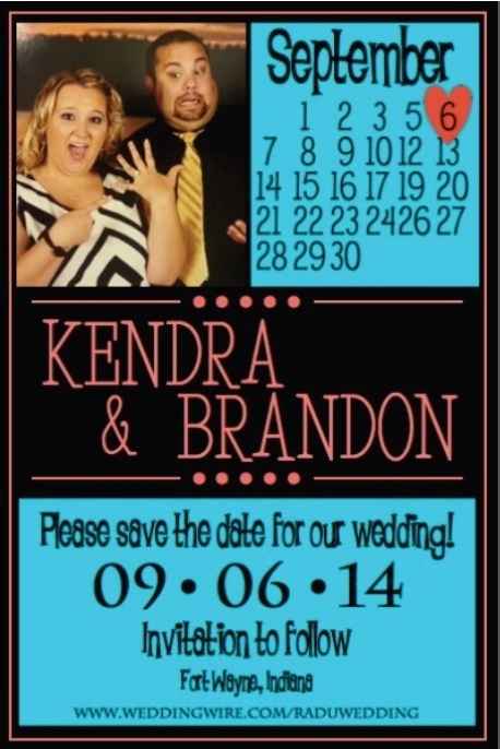 Matching Save The Dates & Invites.