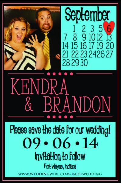 Save The Dates. Question