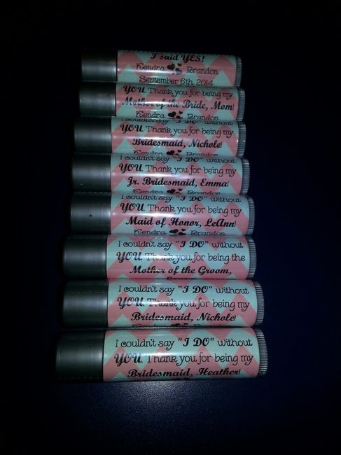 Bridesmaid's Gifts