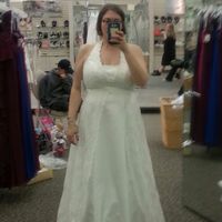 Halter top wedding gowns