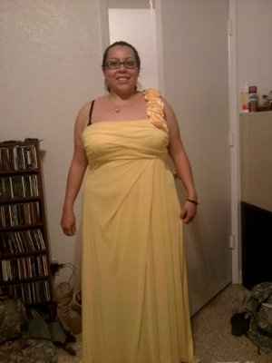 My MOH is having trouble finding a dress that flatters her in my color, yellow! What should I do?!`