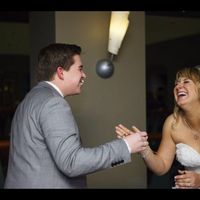 Cake smashed in the face?