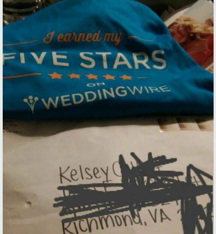 What A Day to Recieve My 5-Star T Shirt!