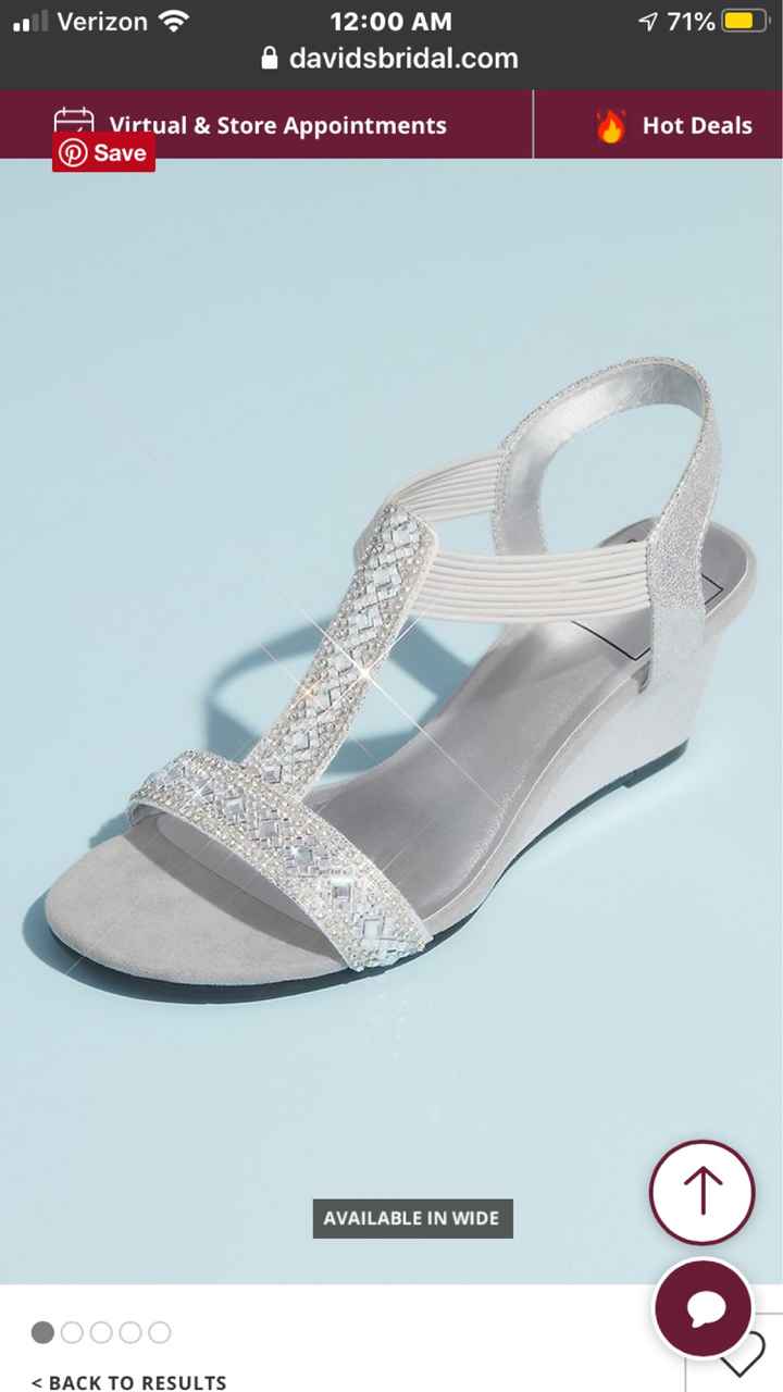 Shoes for backyard wedding - 1