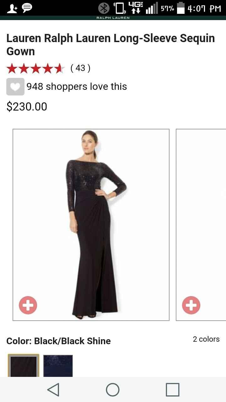 Long black  BM dresses