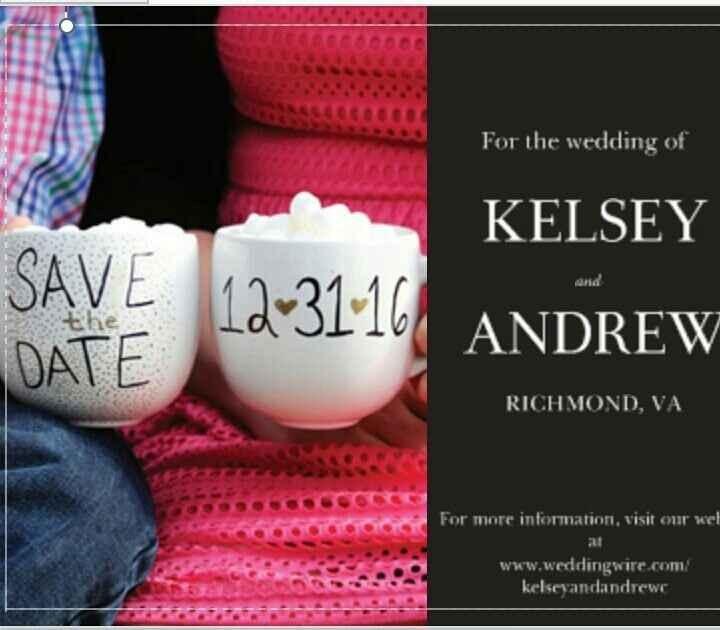 Save The Dates- Am I Being Too Nitpicky?