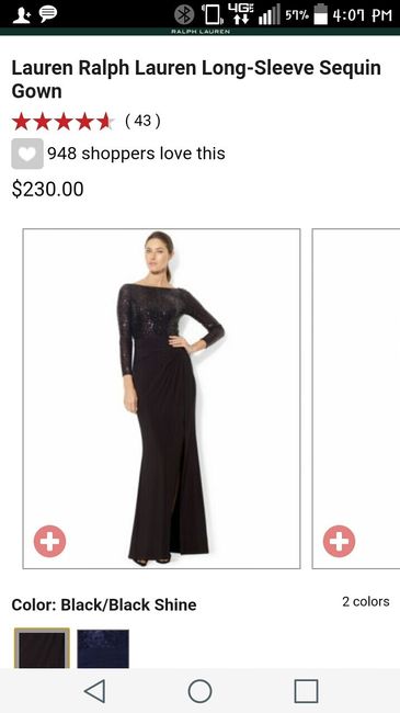 Long black  BM dresses