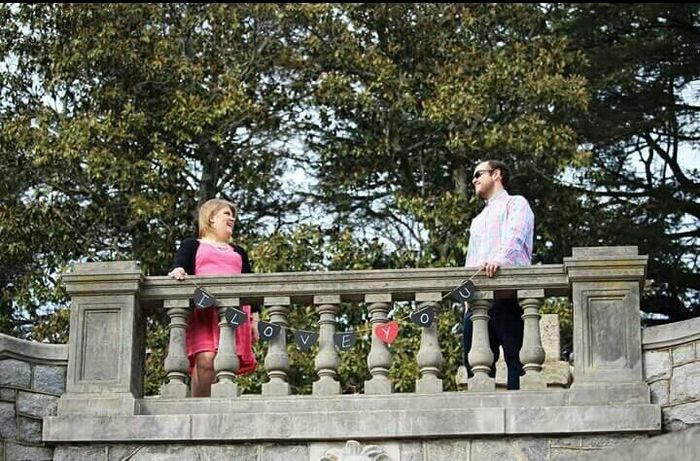 Engagement photo props