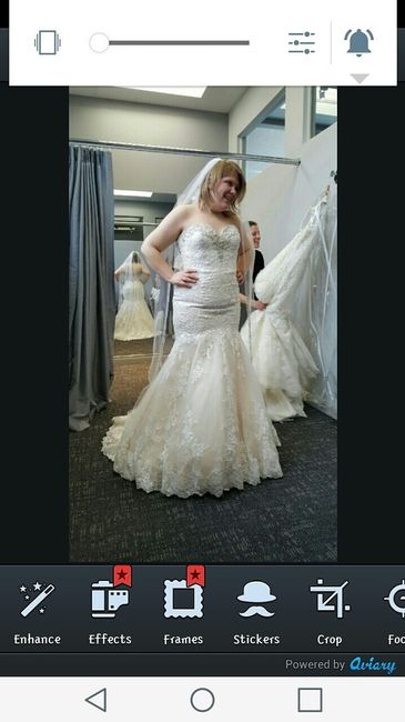 My dress is in...now I want to see yours!
