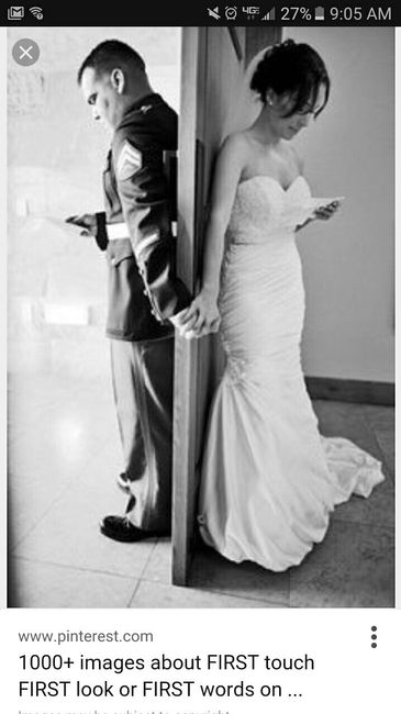 Unusual "first look"