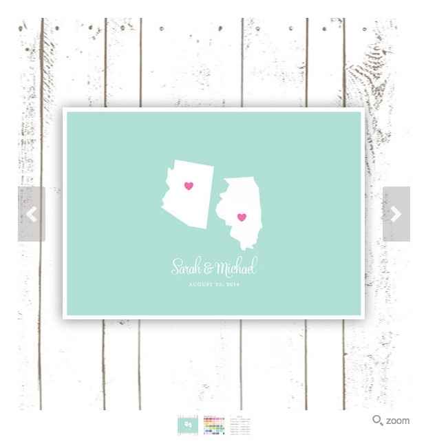 Has anybody done a signing poster instead of a guest book?