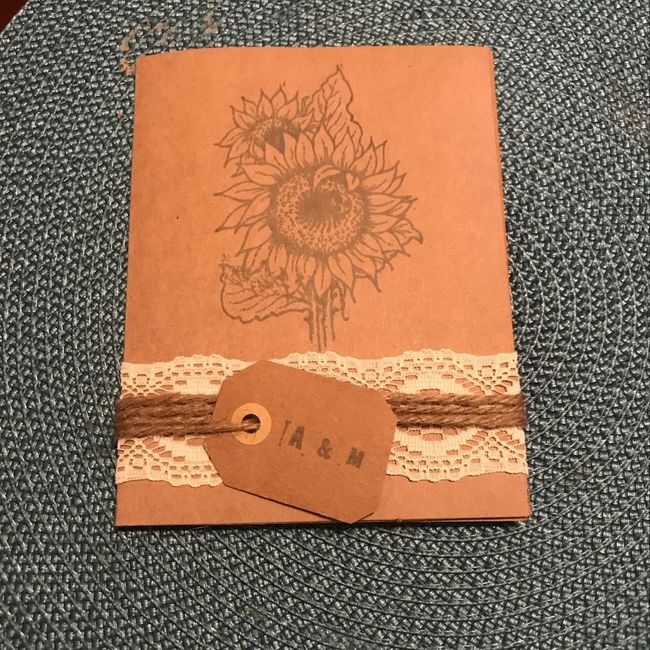 diy first invitation done!!! - 1