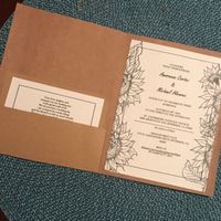 diy first invitation done!!! - 2