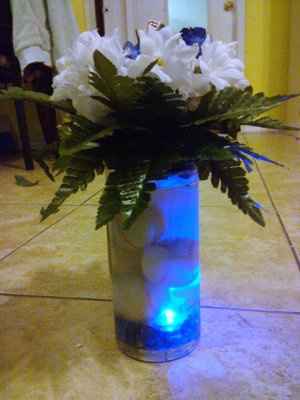 Baseball " NY Yankee" Theme Wedding Centerpiece Ideas