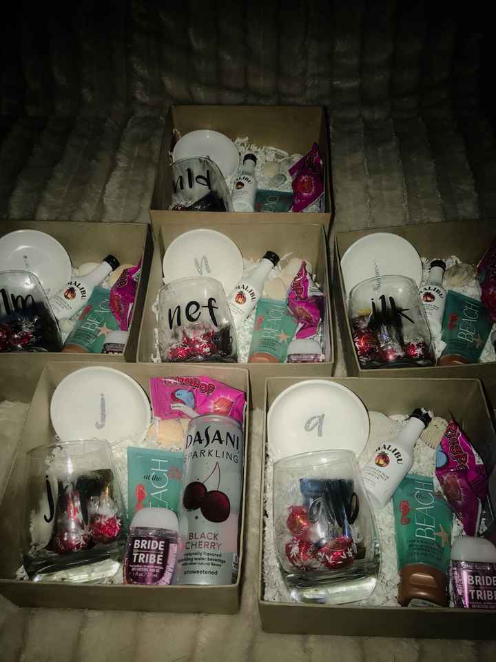  Bridesmaid Boxes Complete!!!!! - 2