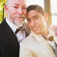 sunset view in our suits! 