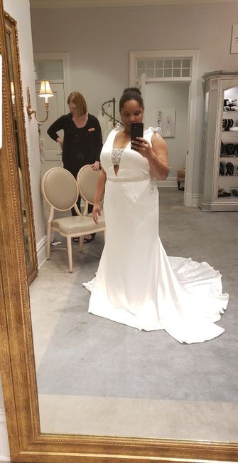 1St time wedding dress shopping!! 10