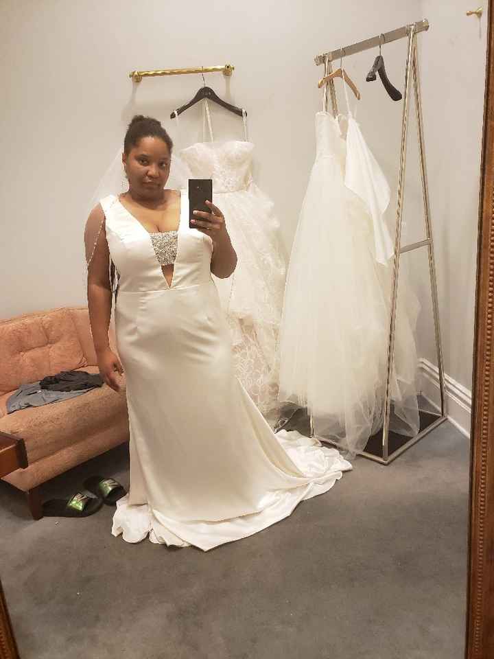 1St time wedding dress shopping!! - 1