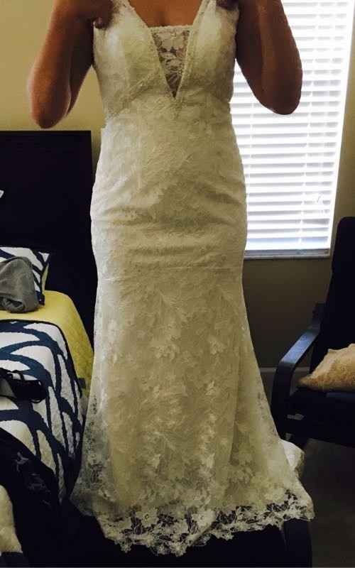 My dress is back and I'm not feeling it :(