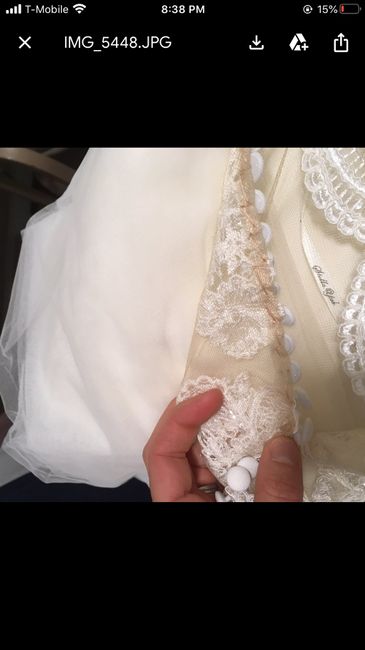 Opinion on sleeve lace color - 2