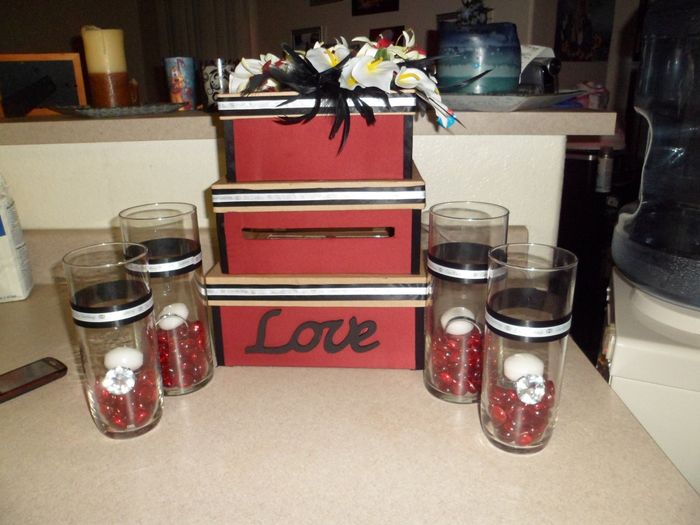 Show me your wedding card box. =)