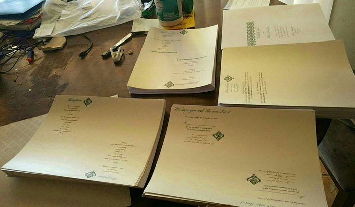 Diy Invitations! Thank you eBay and YouTube:)