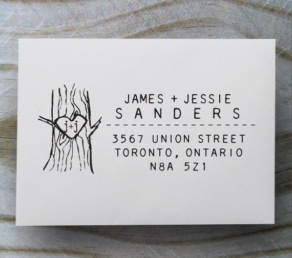 Self Inking Return Address Label Stamps